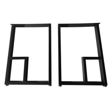 2Pcs 20*2*28 In Metal Table