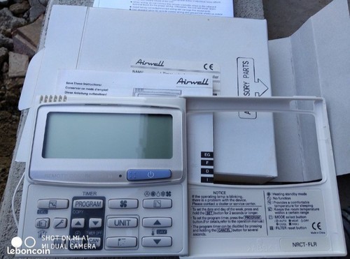 Remote control clim airwell - control,