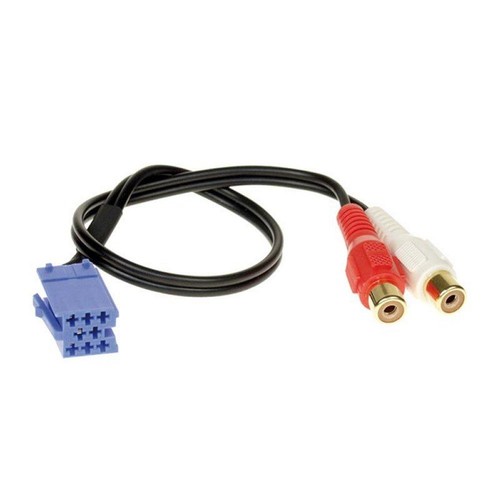 Cable aux mini iso bleu - aux,