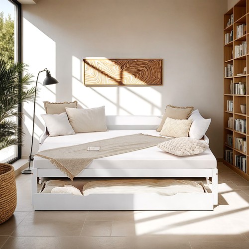 Cadre lit gigogne 90x200 - lit,