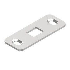 Gâche basse - inox - pour