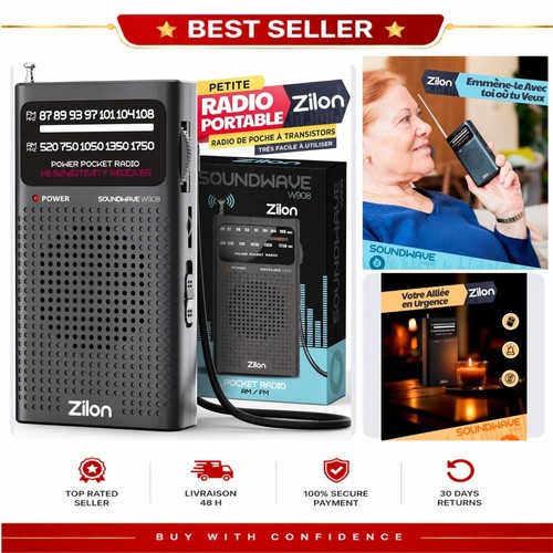 Radio portable à piles - radio,