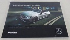 Product Info / Benefits Mercedes-Benz C 63 AMG Cabriolet Type A205 09/2016