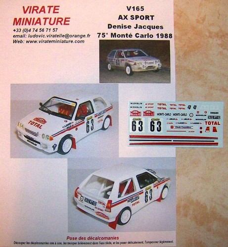 V165 sport rallye - ax,