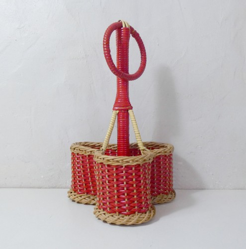 Porte bouteilles rotin - porte,