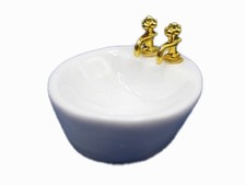 Maison de Poupées Blanc Rond