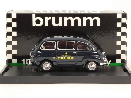 Brumm fiat 600 - multipla, vigili