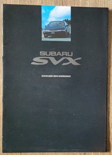 Subaru SVX Brochure/Brochure/folleto/opuscolo/broszura/prospectus/panfuretto 92