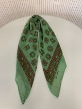 Foulard carré Vintage Vert