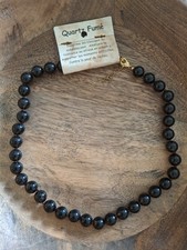Collier Quartz Fumé - Pierres Roulées Naturelles - Lithothérapie & Spiritualité