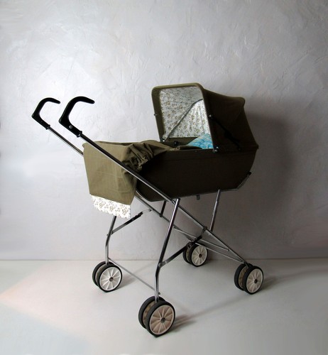 Ancien landau poussette - ancien,