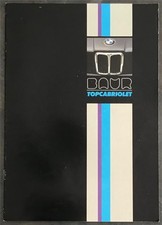 BMW BAUR Top Cabriolet 3 Series Car Sales Brochure Undated #B-GEK 50.19 GERMAN