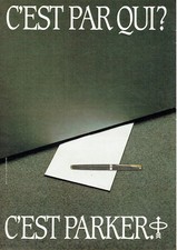 1987 Advertising 018 Parker Ballpoint Pen Advertising 018 *