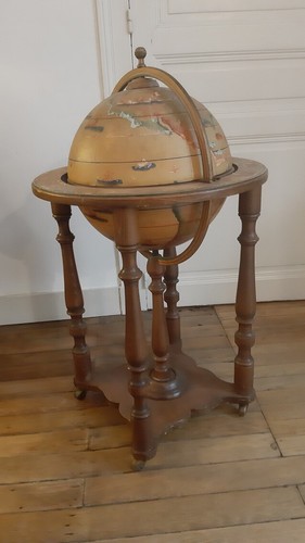 Bar roulettes globe - , terrestre