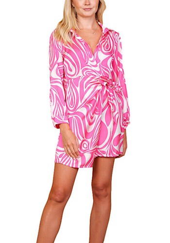 Féminin chemise robe imprimé - féminin,