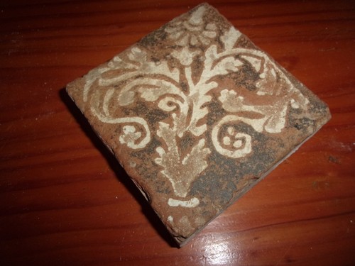 Medieval earthenware floor - earthenware,