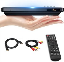 Lecteur DVD Ultra Mince pour TV Sans Région Connexion HDMI RCA Upscaling HD 1...