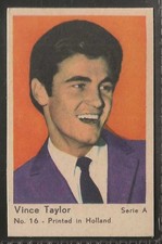 DANDY GUM-FILM & ENTERTAINMENT STARS 1964 (SERIE A)-#16- VINCE TAYLOR