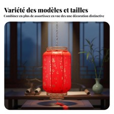 Lanterne chinoise vintage PVC