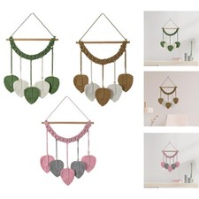 Tenture murale en macramé