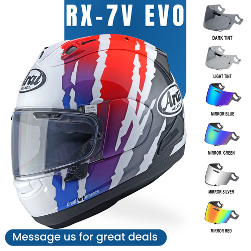 Casque moto rouge - rouge, arai