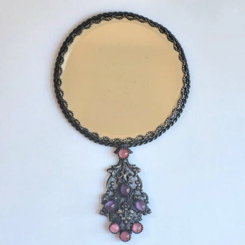 Miroir face main - face, baroque