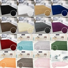Shaggy Poils Longs Tapis Couleur Unie Salon En 15 Couleurs Prix Incroyable
