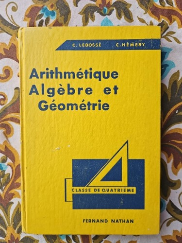 Arithmétique algèbre - arithmétique,