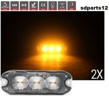 2 Feux Flash Clignotant Orange