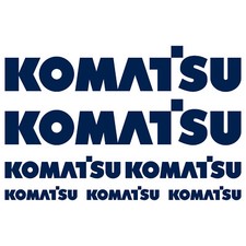 KOMATSU XL autocollant sticker