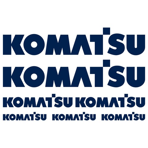 Komatsu autocollant sticker - autocollant,