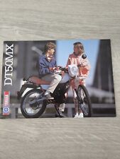 Brochure Prospectus Catalogue Yamaha DT50 MX  ( 1986)