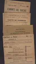 World Wars 1st and 2nd Rationing Cards & Coupons
