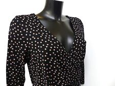 Haut drapé LAURA ASHLEY, noir