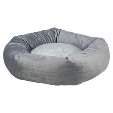Trixie Lit Pour Chat Lionel Rond Gris, Durable, Fleece, Lavable, Confortable