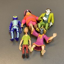 5PCS Scooby Doo Wolfman The Ghost of Redbeard Witch Doctor 5" Figure Gfit Toy