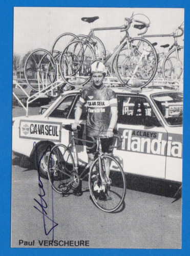 Cyclisme carte cycliste - cycliste, paul