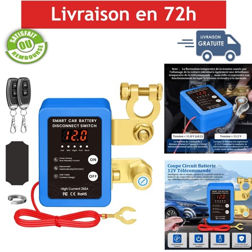 Coupe circuit batterie v - 12,