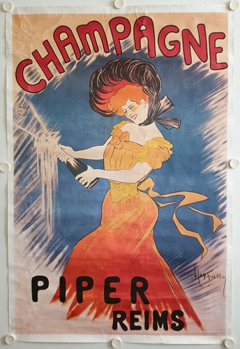 Affiche champagne piper - affiche,