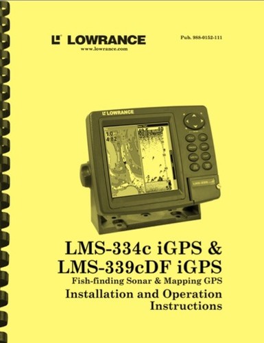 Lowrance lms 334c 339cdf - lowrance, lms-334c