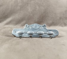 Metal Towel Wall Mount, Made in France, Vintage 1970