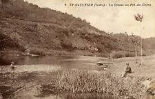 *18669 cpa Saint Gaultier - La Creuse au Pré du Oak