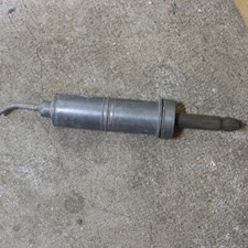 old pewter veterinary enema clystere syringe 1.25kgs 11