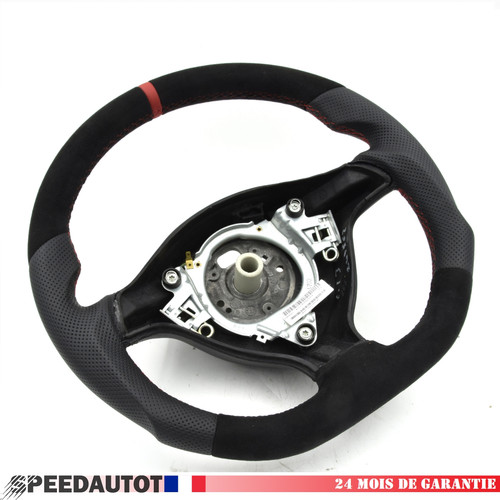 Tuning aplati volant cuir - tuning,