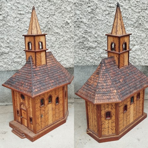 Ancienne maquette eglise - maquette,