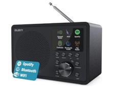 Majority Touro Internet Radio with WiFi and AM/FM  DSP Speaker Black