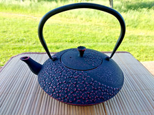 Superbe théière fonte émaillé Guangxi ,neuve rouge,noire , 0,8L+ filtre