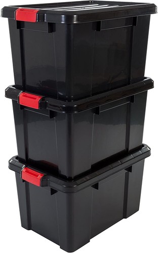 Boîtes rangement plastique - boîtes, de