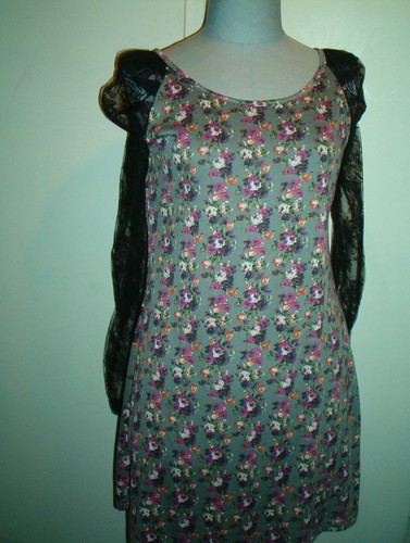 Robe jersey fond - robe, gris