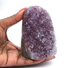 Améthyste Brésil : Pièce de Collection de Cristaux Géodes 550gr 95mm Brésil